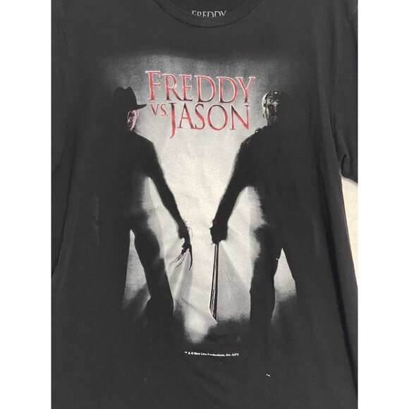 Vintage Freddy vs Jason Shirt Mens M Horror Movie Slasher Graphic TShirt - Picture 6 of 9